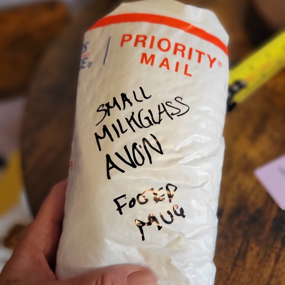 Vintage Avon milk glass dimitasse footed mug - Picture 12 of 15